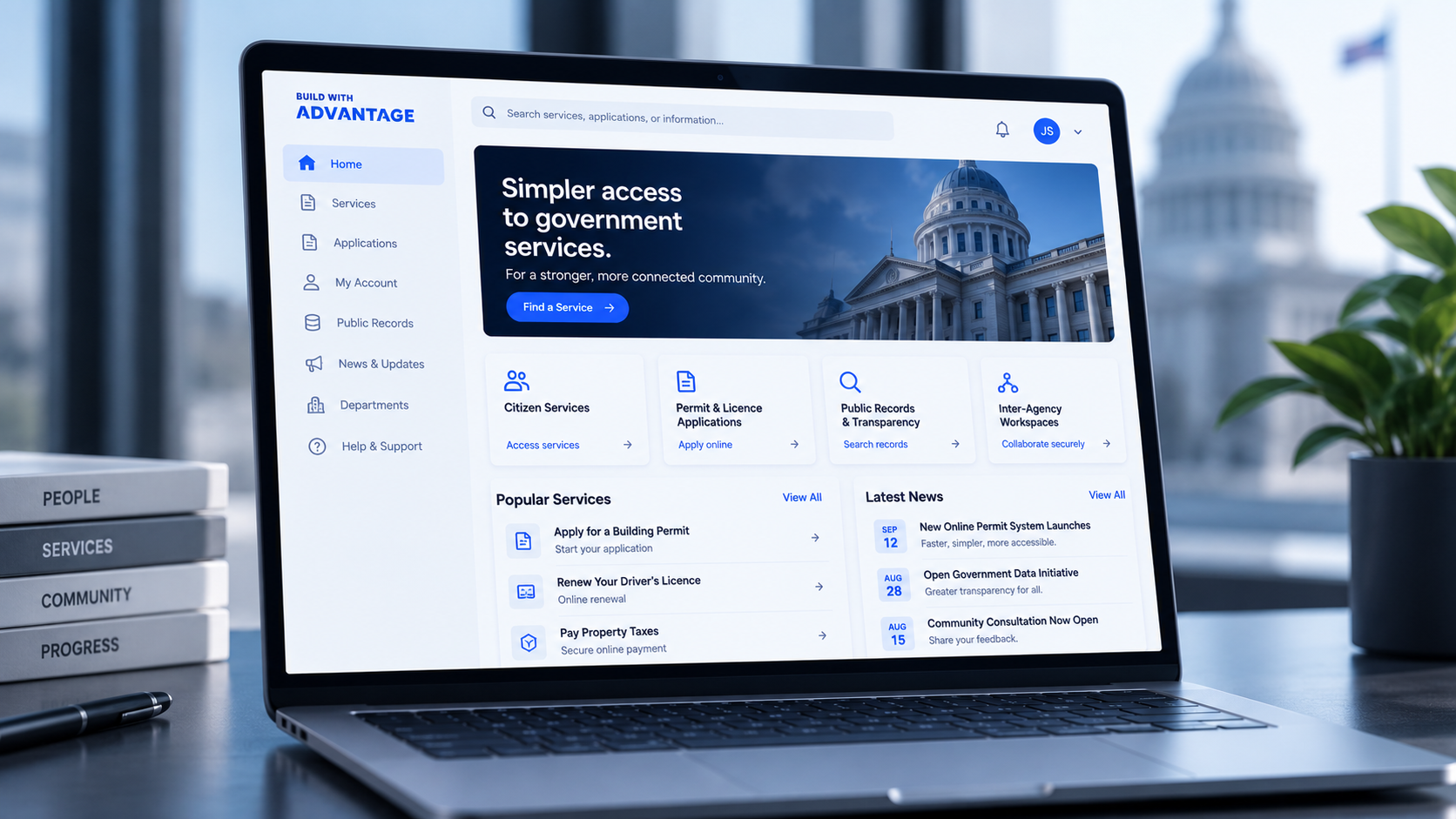 Government portals